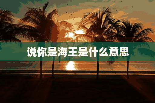 说你是海王是什么意思